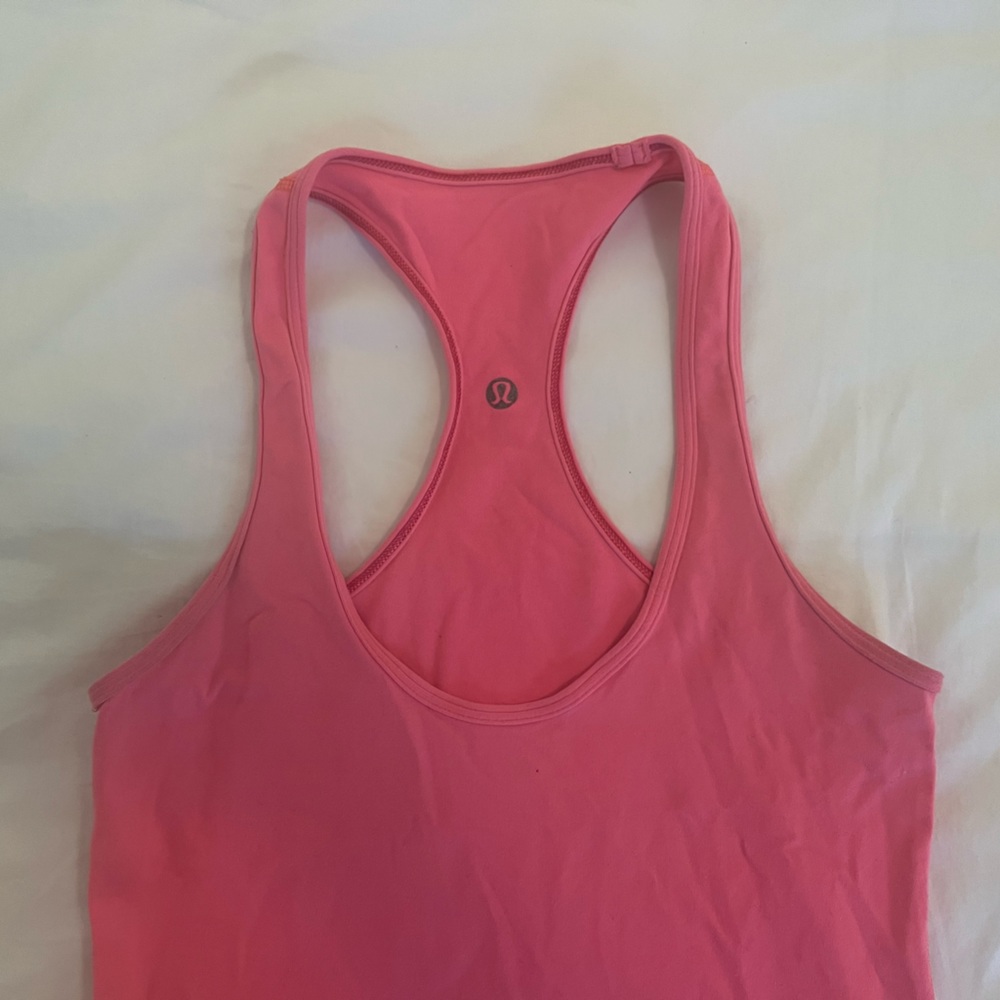 Lululemon pink tank top